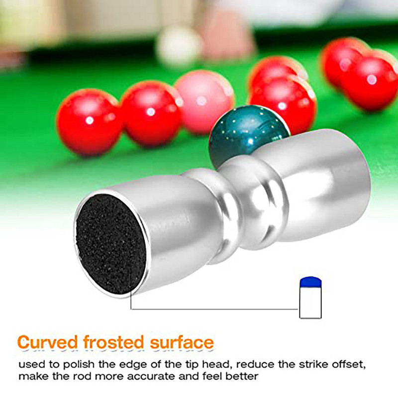 3 viename biliardo lazdos antgaliai Įrankiai Metalinis aliuminis Snukerio biliardo lazdos antgalio įrankis Biliardo lazdos priedai Formuoklis/Taper/aeratorius