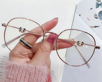 Γυναικεία γυαλιά mini Panda 1 τμχ Lovely Animal Blue Light Blocking Απλό γυαλιά Γυναικεία γυαλιά υπολογιστή Αντι-μπλε φως μαθητικά γυαλιά