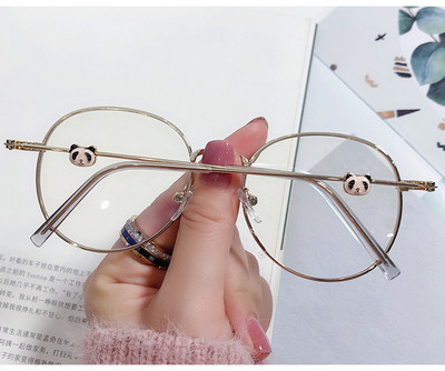 Γυναικεία γυαλιά mini Panda 1 τμχ Lovely Animal Blue Light Blocking Απλό γυαλιά Γυναικεία γυαλιά υπολογιστή Αντι-μπλε φως μαθητικά γυαλιά