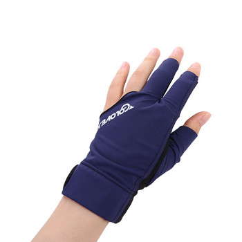 Билярдни ръкавици с отворен пръст Снукър Спорт Дишащи противоплъзгащи гладки меки преносими аксесоари за многократна употреба