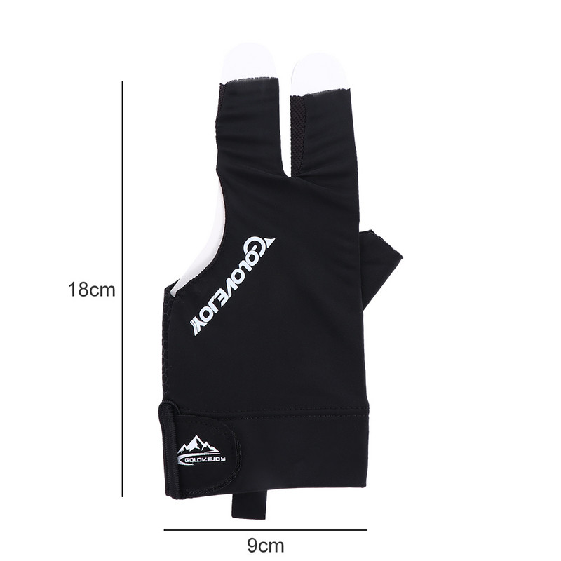 Γάντια μπιλιάρδου Open Finger Snooker Sport Breathable Antiskid Smooth Μαλακά φορητά επαναχρησιμοποιήσιμα αξεσουάρ προπόνησης