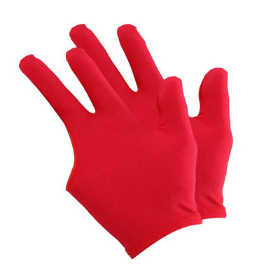 Γάντια μπιλιάρδου 2τμχ Γάντι προπόνησης μπιλιάρδου 3 δάχτυλα Αναπνεύσιμο, αντιολισθητικό, κεντημένο αθλητικό γάντι Pool Cue ελαστικότητας