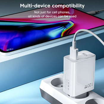 120W бързо зареждане USB зарядно устройство 6A Type C кабел за Samsung Xiaomi Huawei Quick Charge 5.0 Стенен USB адаптер за зарядно за мобилен телефон