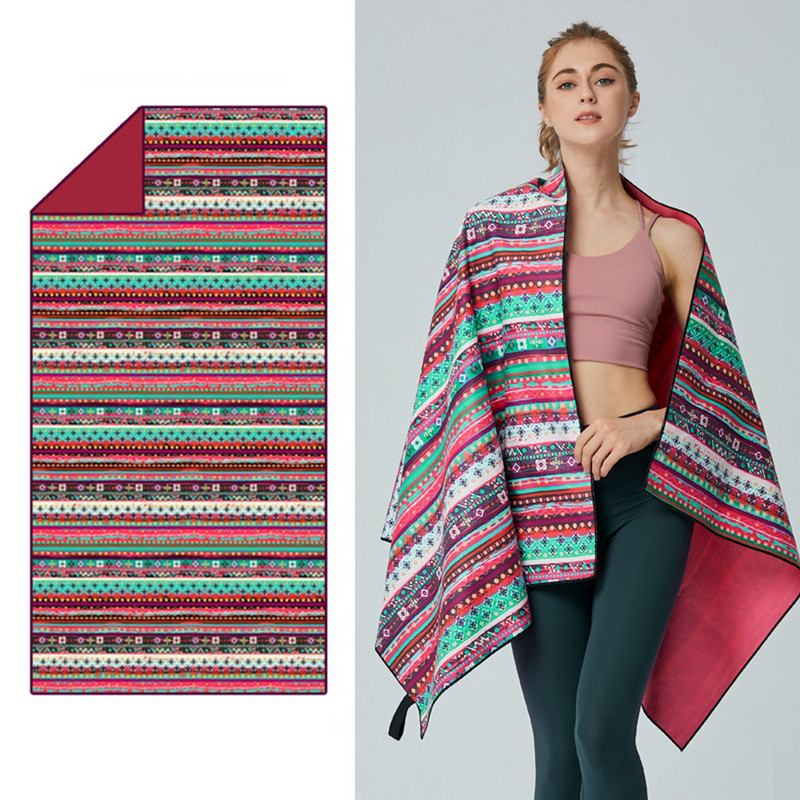 Mikrokiust joogarätik Kiirelt kuivavad vannimatkarätikud Kokkupandavad imavad kerged kokkupandavad pehmed reisispordiks 70cm*140cm