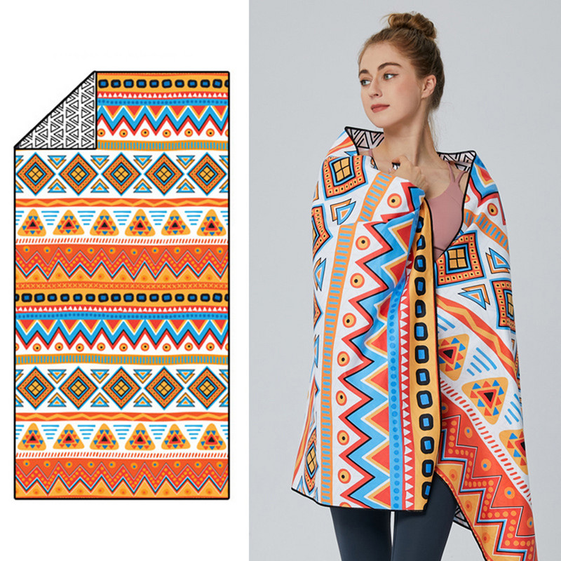 Mikrokiust joogarätik Kiirelt kuivavad vannimatkarätikud Kokkupandavad imavad kerged kokkupandavad pehmed reisispordiks 70cm*140cm