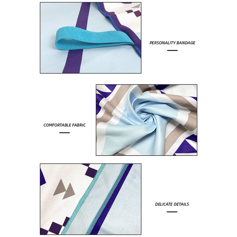 Mikrokiust joogarätik Kiirelt kuivavad vannimatkarätikud Kokkupandavad imavad kerged kokkupandavad pehmed reisispordiks 70cm*140cm