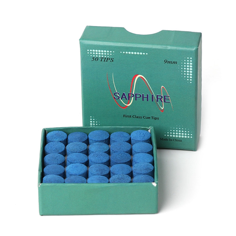 652D 50Pcs Μπλε Συμβουλές για σνούκερ Συμβουλές για μπιλιάρδο Συμβουλές για μπιλιάρδο Αντικαταστάσεις για σνούκερ