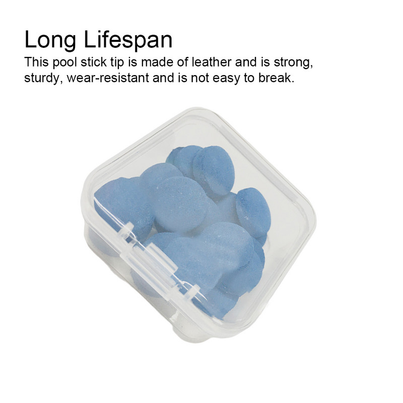 20 de bucăți vârfuri de bastoane de biliard de schimb cu vârfuri de biliard