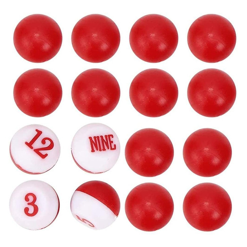 Plastikinis biliardo plaktuvas prie baseino snukeris biliardo stalas Kelly baseino plaktuvas su raudonais ir baltais žirneliais