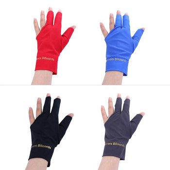 Slip Left Hand Billiards Accessories Billiard Cue Gloves Γάντια με χωριστά δάχτυλα με τρία δάχτυλα Γάντια μπιλιάρδου Γάντια μπιλιάρδου