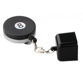 Ištraukiamas biliardo kreidos laikiklis su diržo segtuku, nešiojamas lengvas Nbiliardo baseino priedas