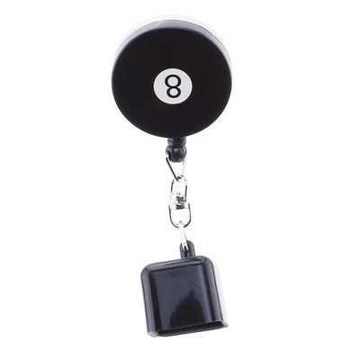 Ištraukiamas biliardo kreidos laikiklis su diržo segtuku, nešiojamas lengvas Nbiliardo baseino priedas