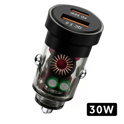 Olaf 48W autolaadija ülikiire laadimine PD QC3.0 USB C autotelefoni laadija C-tüüpi adapter autos iPhone`i jaoks Samsung Huawei Xiaomi