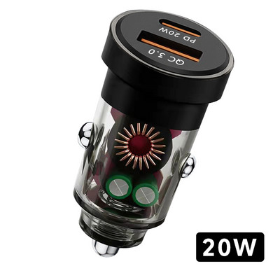 Olaf 48W autolaadija ülikiire laadimine PD QC3.0 USB C autotelefoni laadija C-tüüpi adapter autos iPhone`i jaoks Samsung Huawei Xiaomi