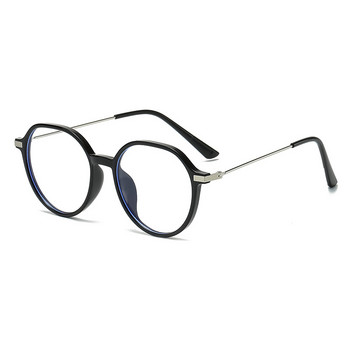 Модни градиентни обикновени очила Нова кръгла рамка Очила за блокиране на синя светлина Офис компютър Анти-синя светлина Очила за мъже и жени