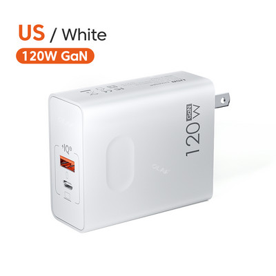 Olaf 120W GaN įkroviklis PD greito įkrovimo mobiliojo telefono įkroviklio adapteris Quick Charge 3.0 Type C kištukai, skirti iPhone 13 Samsung Xiaomi