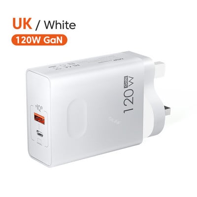 Olaf 120W GaN Charger PD Бързо зареждане Адаптер за зарядно за мобилен телефон Quick Charge 3.0 Type C Щепсели за iPhone 13 Samsung Xiaomi