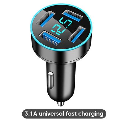 Olaf 66W USB C Φορτιστής αυτοκινήτου 4 θυρών Γρήγορη φόρτιση Φορτιστής PD για κινητό τηλέφωνο στο αυτοκίνητο Προσαρμογέας αναπτήρα αυτοκινήτου για iPhone Huawei
