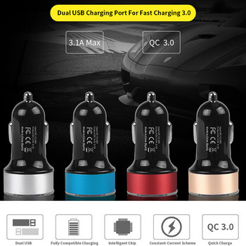 PD зарядно за кола USB Type C Бързо зареждане Адаптер за телефон за кола Бързо зареждане за IPhone11 12 13 14 Xiaomi Huawei Зарядно за кола Samsung Samsung