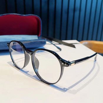 Очила против синя светлина Жени Мъже Извънгабаритна оптична рамка Защита на очите Ултра леки очила Очила за офис компютър