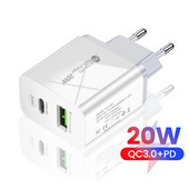 PD 20W USB laadija kiirlaadija QC 3.0 kiire telefoni seinalaadija adapter iPhone 13 12 Pro iPadile Huawei Xiaomi Samsung