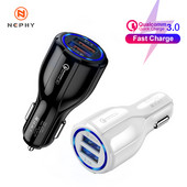 Autolaadija Dual USB Quick Charge 3.0 2.0 Samsung S20 Plus QC 3.0 telefoni laadija adapteri autolaadija jaoks iphone Xiaomi mi 12 jaoks