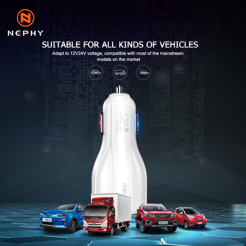 Autolaadija Dual USB Quick Charge 3.0 2.0 Samsung S20 Plus QC 3.0 telefoni laadija adapteri autolaadija jaoks iphone Xiaomi mi 12 jaoks