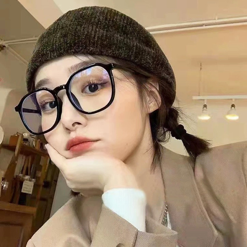 Mood läbipaistev arvutiprillide raam meestele Naistele Anti Blue Light prillid Vintage ovaalse raamiga optilised prillid