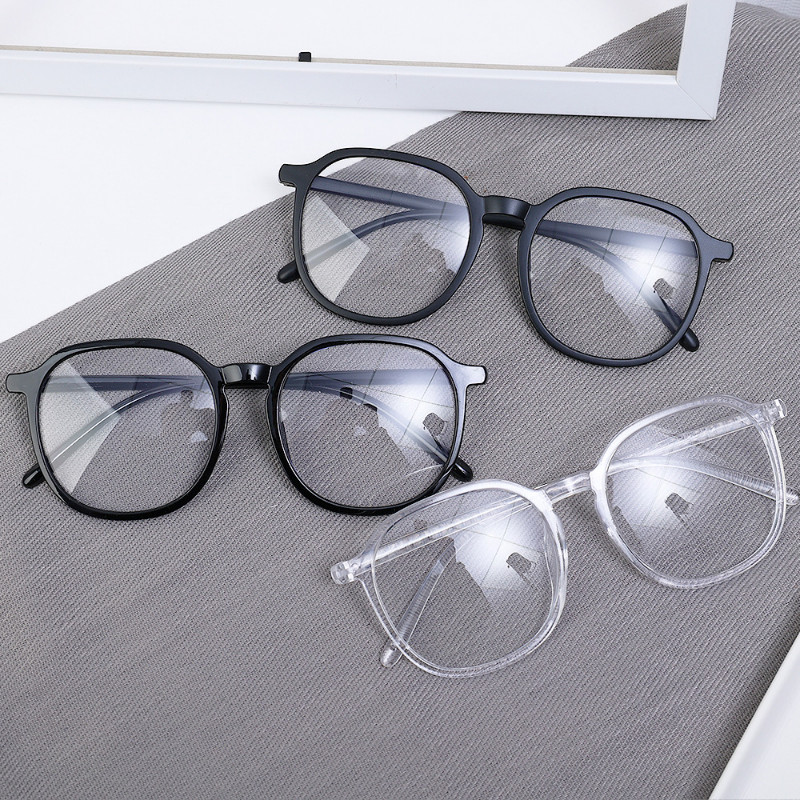 Mood läbipaistev arvutiprillide raam meestele Naistele Anti Blue Light prillid Vintage ovaalse raamiga optilised prillid