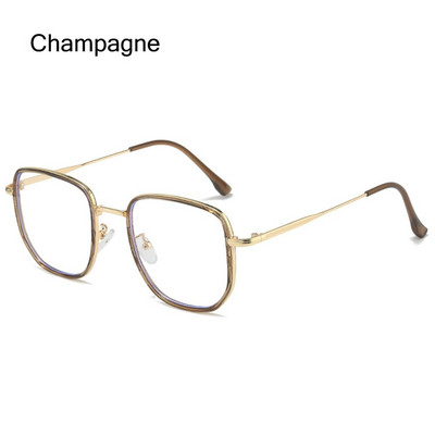 Skaidrūs lęšiai, lengvi biuro kompiuterio akiniai, kvadratiniai akiniai, apsaugantys nuo mėlynos šviesos, mėlyną šviesą blokuojantys akiniai