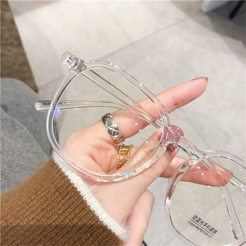 2023. Nova moda velikog okvira, prozirne četvrtaste sunčane naočale protiv plave svjetlosti, Uv400 zaštitne naočale, naočale s ravnim zrcalom