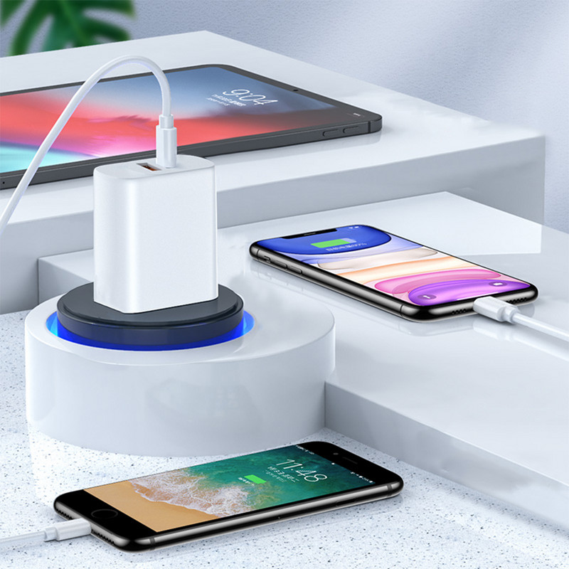 YCDC 20W kiirlaadija kahe PD laadija USB laadija adapter iPhone 12 X Xs 8 jaoks Samsung Xiaomi telefoni PD laadija USB C laadija