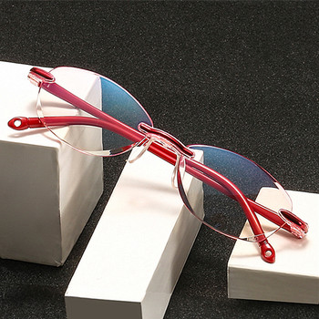 1 Υπερελαφριά γυαλιά ανάγνωσης χωρίς στεφάνι 1 τεμ. κατά της ακτινοβολίας μπλε φωτός που διαβάζει πρεσβυωπία