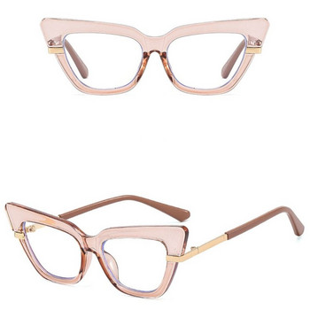ins Trendy Eyewear Cat Eye Laides Декоративни очила Рамки за очила Anti Blue Ligth Glasses Рамки за очила