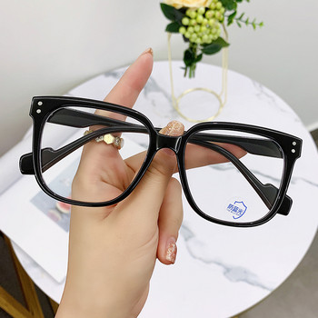 1PC Очила против синя светлина за момичета Квадратна рамка Дамски плоски огледални сладки декоративни очила