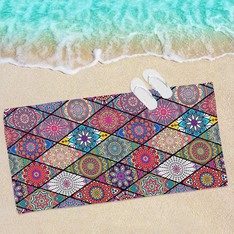 Paplūdimio rankšluostis Universalus nuo blukimo, plaunamas 150x75 cm dryžuoto rašto baseino rankšluostis kasdieniniam naudojimui dušo rankšluostis vonios rankšluostis