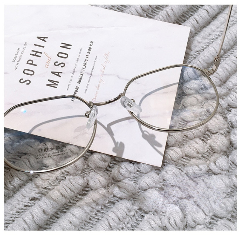 Modne ženske naočale s okruglim okvirom protiv plavih zraka Ženske ukrasne naočale koje blokiraju plavu svjetlost