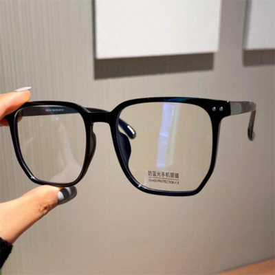 Ülikerged läbipaistvad ruudukujulised raamid Anti Sinine Light Prillid Naiste Meeste Optilised prillid Tavalised prillid Arvutiprillid Kaitseprillid