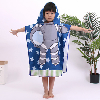 Mosodo ujumisrätikud lastele Vannirätik Lastele Mikrofiibrist kapuutsiga rannarätik Multifilm vannitamispesulapp beebi hommikumantel