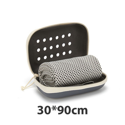 Kiiresti kuivav ja jahutav rätik Rannatarvikud Pehme ja hingav silikoonist varrukas, kompressioon jahutav higi neelav rätik