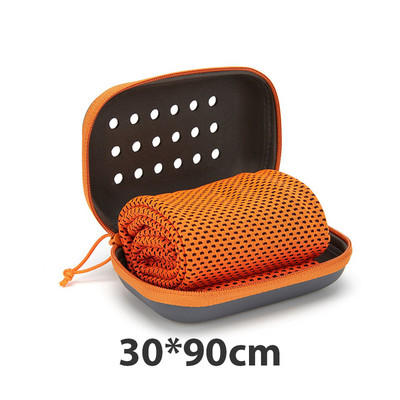 Kiiresti kuivav ja jahutav rätik Rannatarvikud Pehme ja hingav silikoonist varrukas, kompressioon jahutav higi neelav rätik