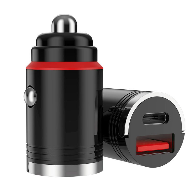 Αυτόματος προσαρμογέας φόρτισης τηλεφώνου 30W/66W QC3.0 PD USB Type-C Αυτόματος γρήγορος φορτιστής Mini 2 θυρών Αντοχή στη θερμότητα για οικογενειακό ταξιδιωτικό γραφείο