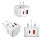 38W USB зарядно бързо зареждане QC 3.0 зареждане за iPhone 13 Pro адаптер за пътуване