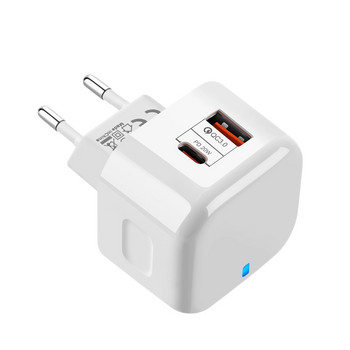Φορτιστής USB 38W Fast Charge QC 3.0 Charging for iPhone 13 Pro Travel Adapter
