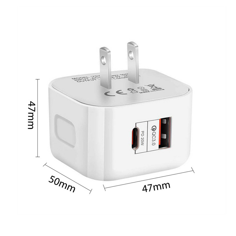 38W USB зарядно бързо зареждане QC 3.0 зареждане за iPhone 13 Pro адаптер за пътуване