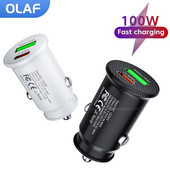 Olaf PD USB Car Charger Fast Charging Quick Charge 3.0 USB Type C Προσαρμογέας φορτιστή τηλεφώνου για iPhone 14 13 Pro Max Xiaomi Samsung