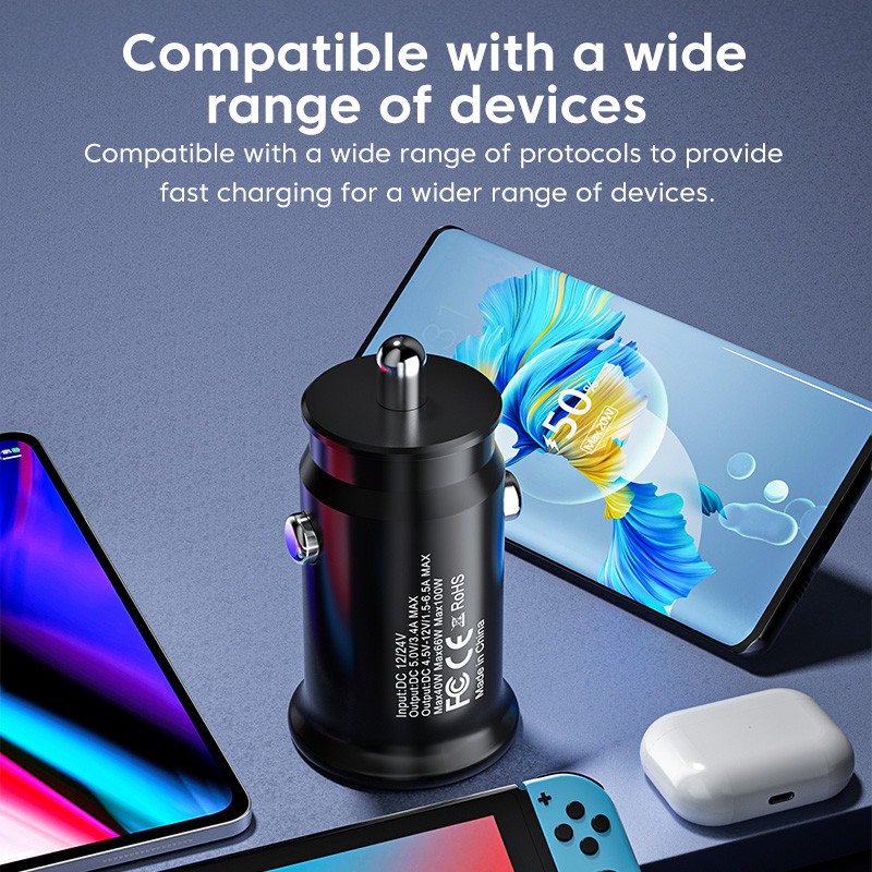 Olaf PD USB Car Charger Fast Charging Quick Charge 3.0 USB Type C Προσαρμογέας φορτιστή τηλεφώνου για iPhone 14 13 Pro Max Xiaomi Samsung