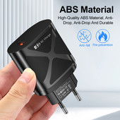 Προσαρμογέας USB 68W 3A EU Plug USB Mobile Phone Wall PD Charger Συσκευή Quick Charge QC 3.0 Mobile Charger Fast Charger for Huawei