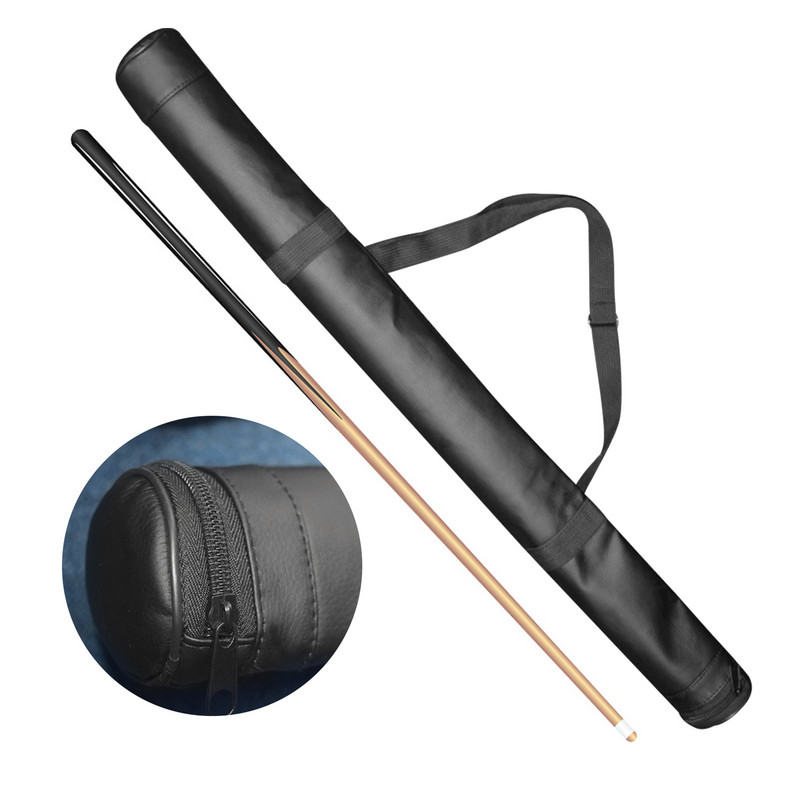 Θήκη Pool Cue Ανθεκτική στη σκόνη ελαφριά με λουράκι ώμου Αποθήκευση PU Δέρμα ανθεκτικό διπλής χρήσης, πρακτική ανθεκτική στη φθορά