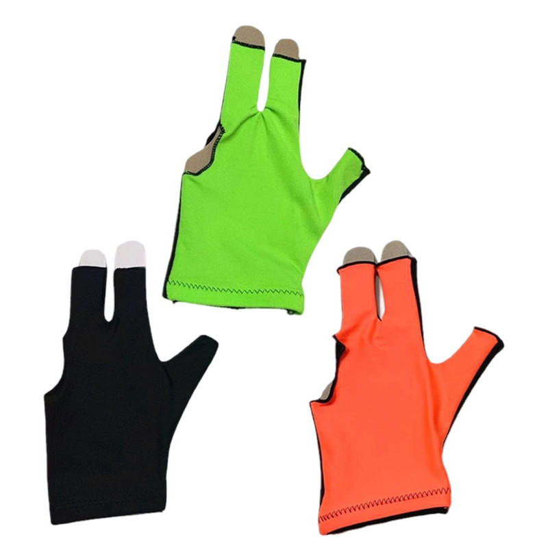 Snooker Open Pool Cue Glove Fitness Professional 3 Fingers Piljardikinnas